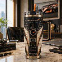 MC Art Deco Speed - Ivory, Onyx and Gold Tumbler
