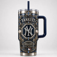 NYY Regalia - Jeweled Crest and Bronx Bombers Banner