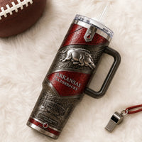 ARK Heritage - Crimson Scale and Pewter Relief Tumbler