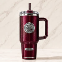 Maroon and Metal - MSST Bulldog Crest Tumbler