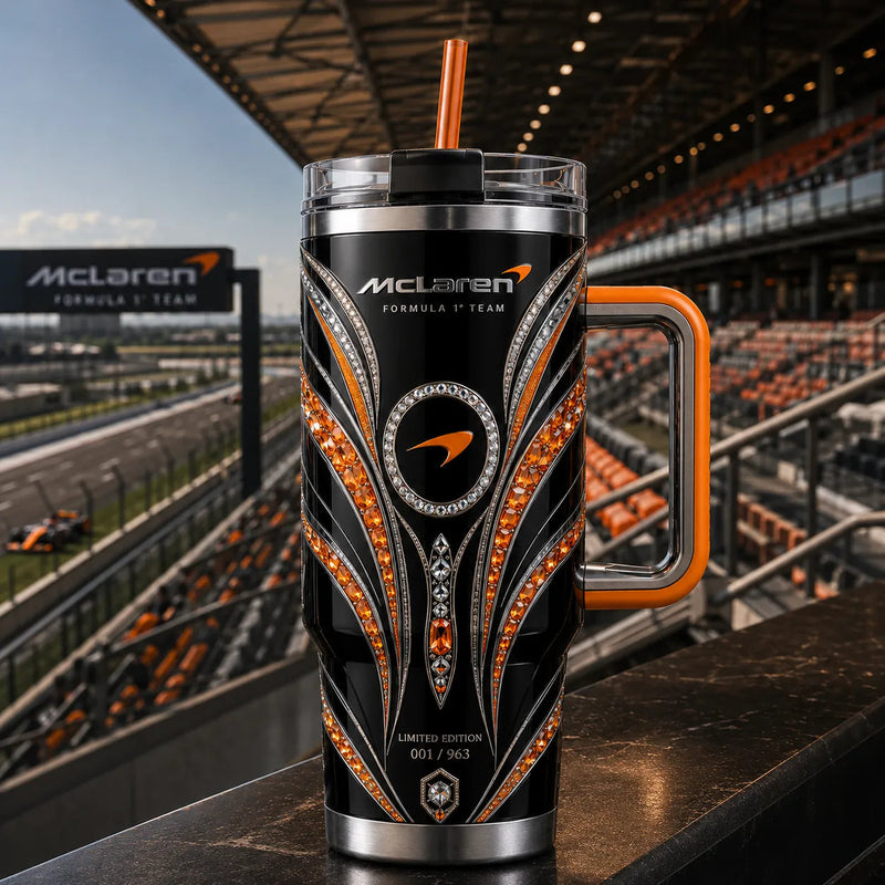 MC in Papaya - Jewelled Wing Motif Tumbler