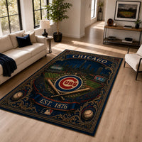 CHC Heritage Field - Ornate Emblem Statement Rug
