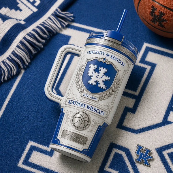 Crest, Laurel and Blue - The UK Heritage Tumbler - main