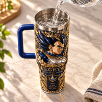 Pride, Carved in Gold - Vegeta Royal Crest Tumbler