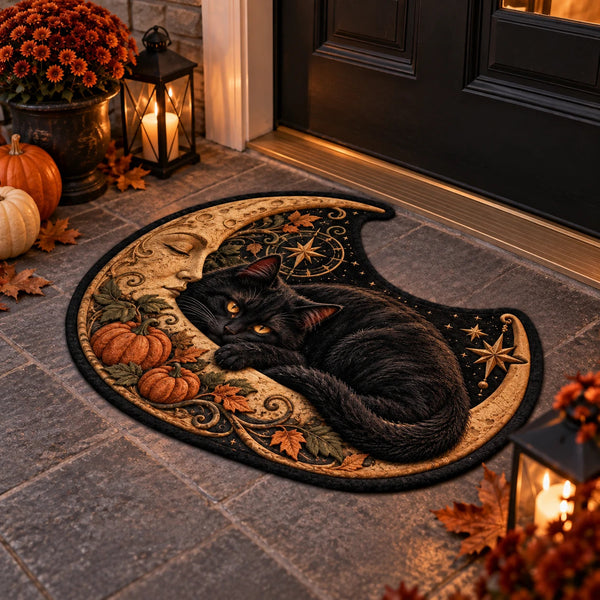 Crescent Repose - The Cat, the Moon and Autumn Quiet - main
