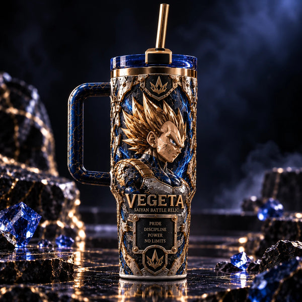 Vegeta - Pride and Discipline in Gilded Relief - main