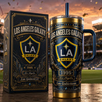 LAG Heritage Crest - Navy and Gold Wraparound Tumbler