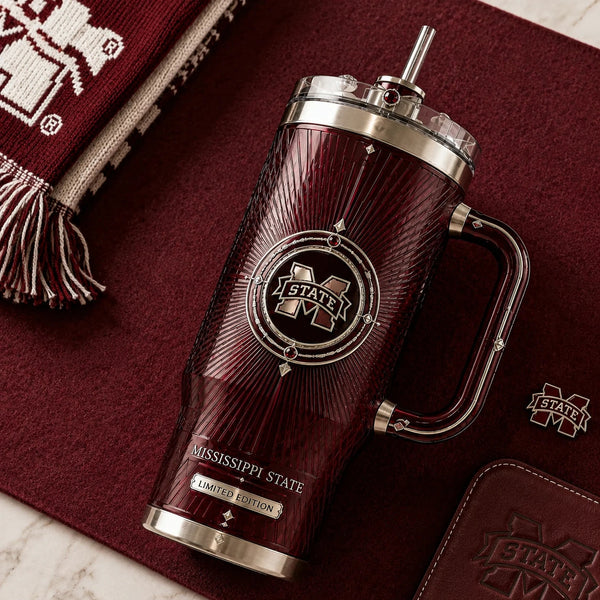 MSST Maroon - Sunburst Medallion Tumbler Composition - main