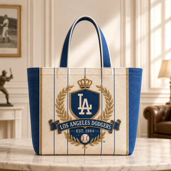 LAD Heritage Crest - Cream, Royal Blue and Gold Tote - main