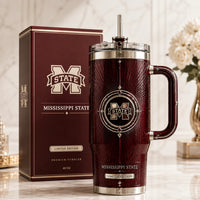 MSST Maroon - Sunburst Medallion Tumbler Composition