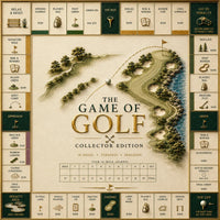 Fairways in Fine Print - A Study in Green, Cream and Gold
