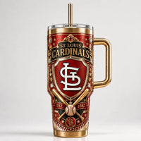 STL Crest in Gold and Crimson - Heritage Tumbler