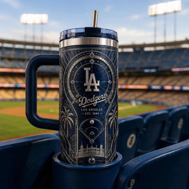 LAD Heritage Panel - Engraved Navy Tumbler Composition