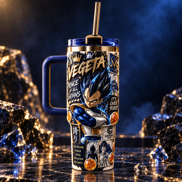 Prince Of All Saiyans - Vegeta Gold-Line Tumbler - main