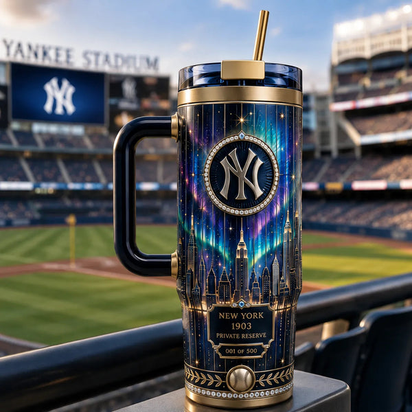 NYY Aurora Skyline - Midnight Wrap Tumbler Graphic - main