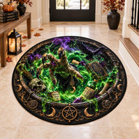 Witches Brew - Cauldron Ascent Round Statement Rug