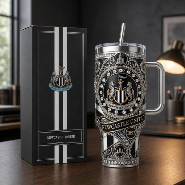 NEW - Magpie Crest in Ornate Black and Silver - main