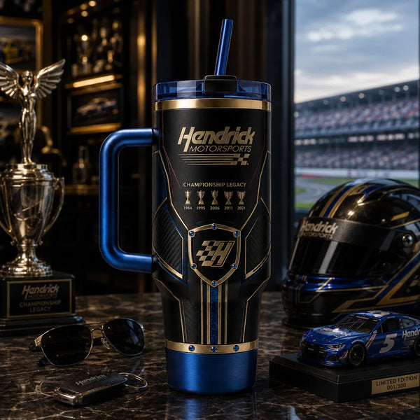 HMS Championship Legacy - Black and Gold Wraparound Tumbler - main