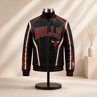 CHI Nightcourt - Red, Black and Bone Panel Jacket