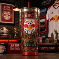 RBNY Heritage - Crest, Skyline and Gold Relief Tumbler