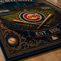 CHC Heritage Field - Ornate Emblem Statement Rug
