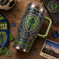 SEA Ornament - The Rave Green Crest in Jeweled Relief