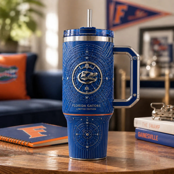 FLA Blueprint - Engraved Gator Crest Tumbler - main