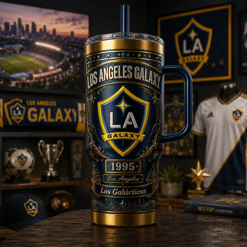 LAG Heritage Crest - Navy and Gold Wraparound Tumbler