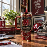 ALA Heritage Crest - Crimson and Gilded Wraparound Tumbler