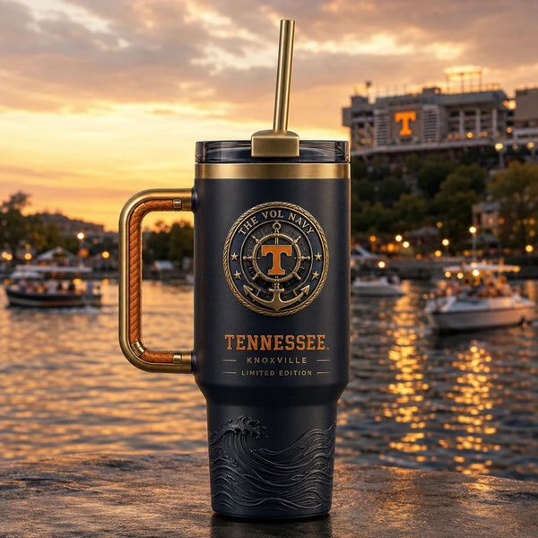Vol Navy Anchor - TENN Maritime Crest Tumbler - main