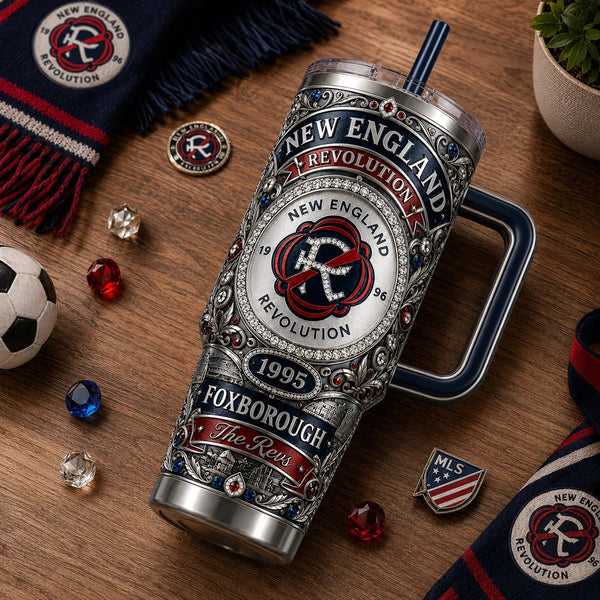 NE Heritage, Cast in Ornate Relief - Foxborough Tumbler - main