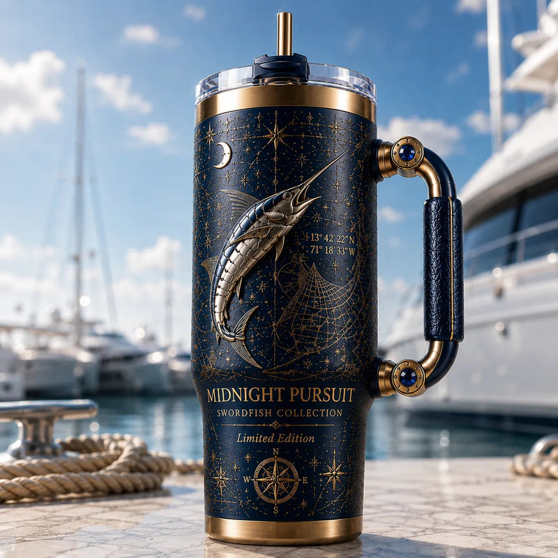Midnight Pursuit - Celestial Charts and the Swordfish Motif