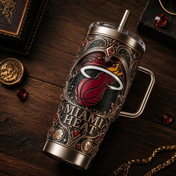 MIA in Baroque - Ornate Flame Emblem Tumbler - main