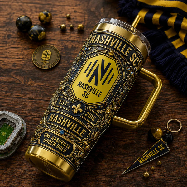 NSH Gold Crest - Ornamental Drinkware Composition - main