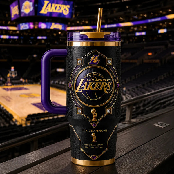 LAL Gold Crest - Purple and Black Tumbler Statement - main