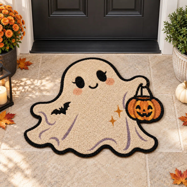 Small Haunting - Ghost, Lantern and the Soft Black Outline - main