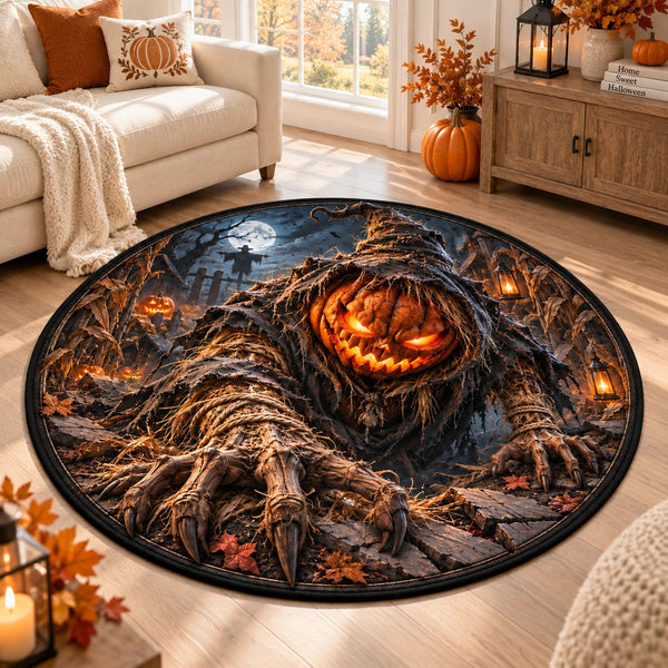 Harvest Dread - Lantern-Lit Scarecrow Statement Floor Piece - main