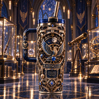 Knowledge Illuminates the Way - Blue and Bronze Astronomer's Tumbler