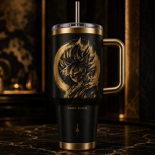 Gilded Obsidian - GB Portrait in Gold and Black - main