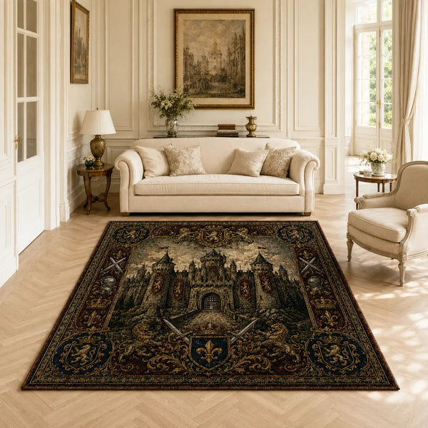 Castle and Crest - A Heraldic Statement Floor Piece - main