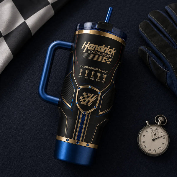 HMS Championship Legacy - Black and Gold Wraparound Tumbler - main