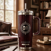 MSST Maroon - Sunburst Medallion Tumbler Composition