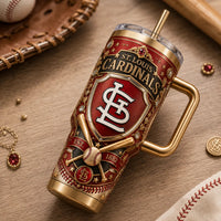 STL Crest in Gold and Crimson - Heritage Tumbler