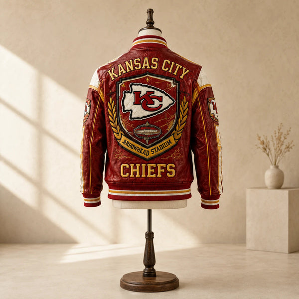 KC Arrowhead Attitude - Red and Gold Panel Jacket - main