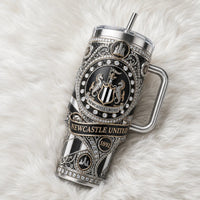 NEW - Magpie Crest in Ornate Black and Silver