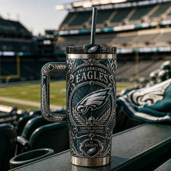 PHI Midnight Legacy - Ornate Emerald Crest Tumbler - main