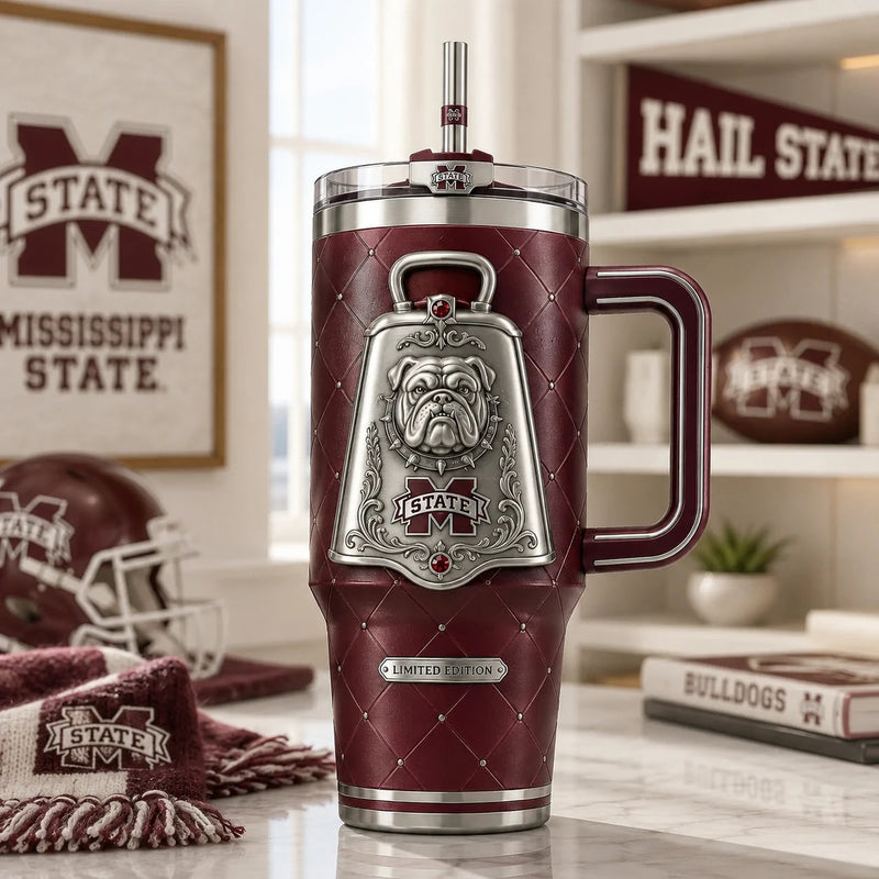 MSST Cowbell Crest - Maroon Heritage Tumbler