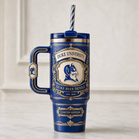 DUKE Heritage Crest - Royal Blue and Gold Drinkware Statement