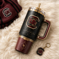 SC Heritage Crest - Garnet, Black and Gold Tumbler