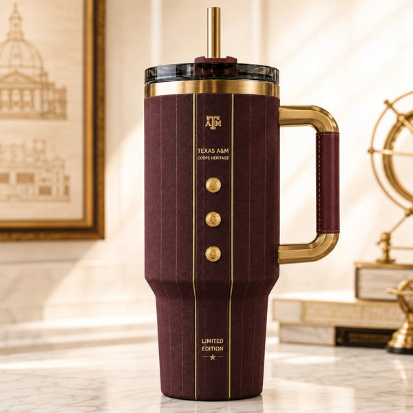 TAMU Corps Heritage - Maroon Dress Uniform Tumbler - main
